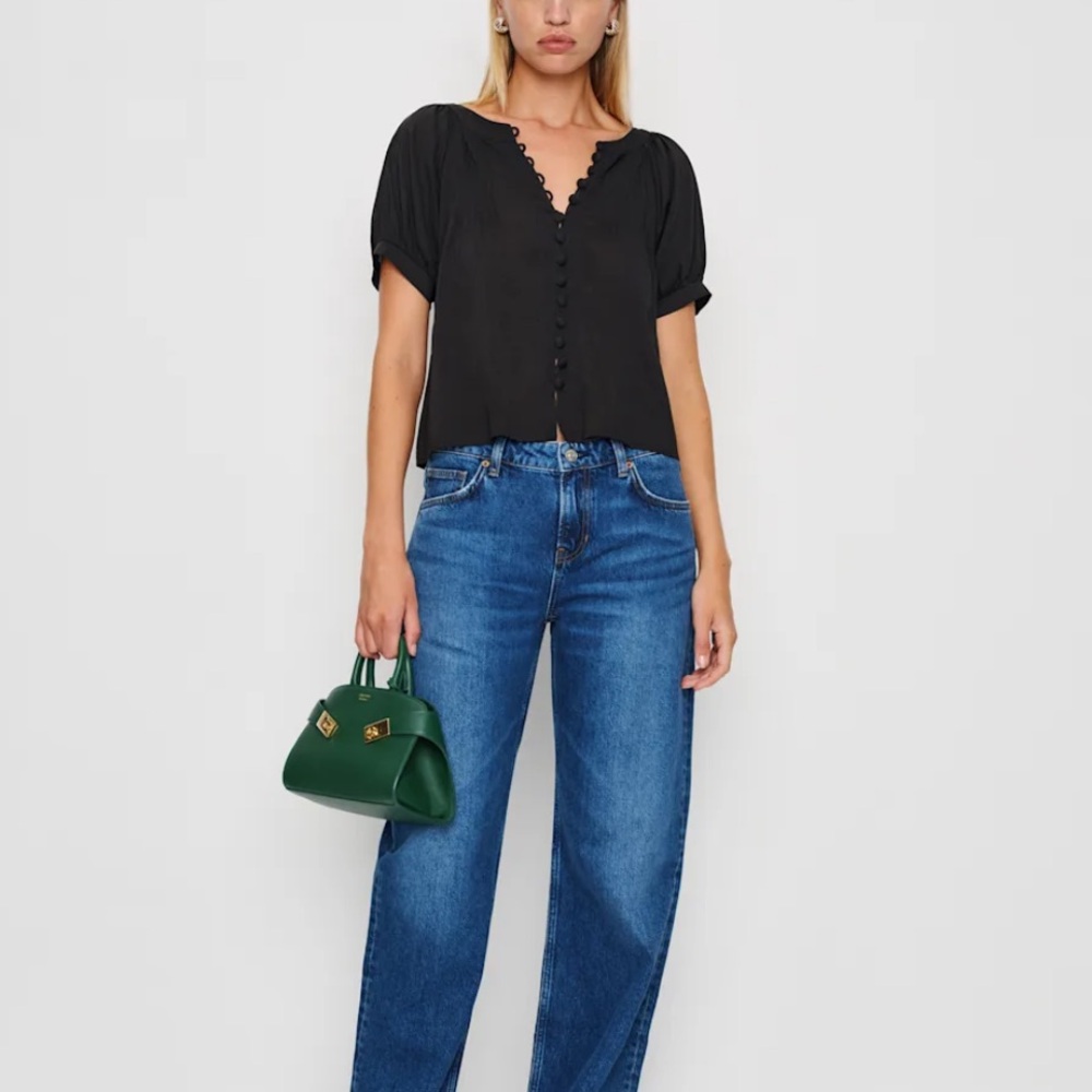 Reformation Calia Top Black